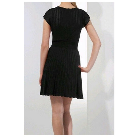 ❤️BCBG BLACK KNEE LENGTH DRESS COCKTAIL PARTY S - Picture 2 of 6